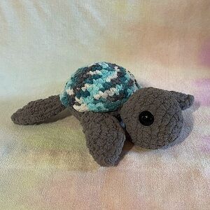 Handmade Crochet Turtle Plushie